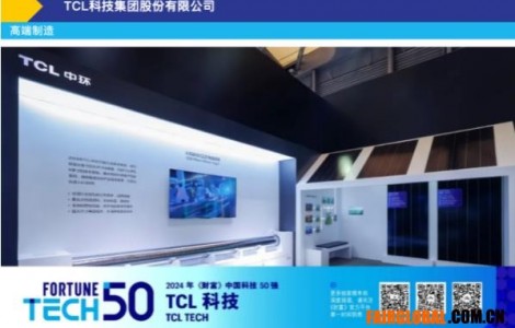 TCL科技入選2024《財富》中國科技50強，創(chuàng)新科技實力出圈
